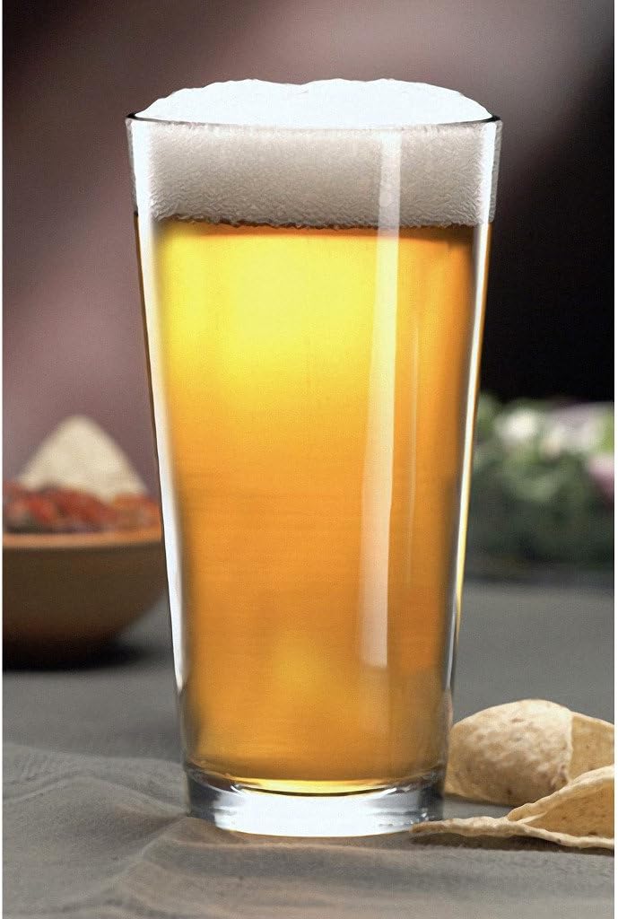 Pint Glass with DuraTuff Rim (1639HT), 16oz