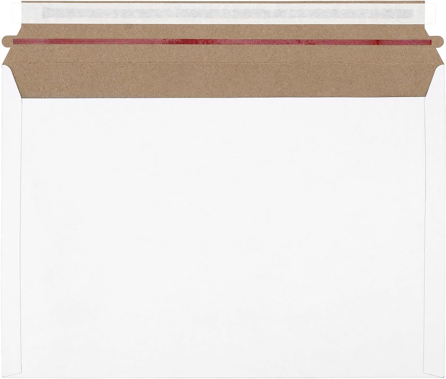 150 PCS 9 x 12 Inches White Cardboard Rigid Mailers, Self Seal Photo Document Mailers,Rigid Paperboard Envelopes for