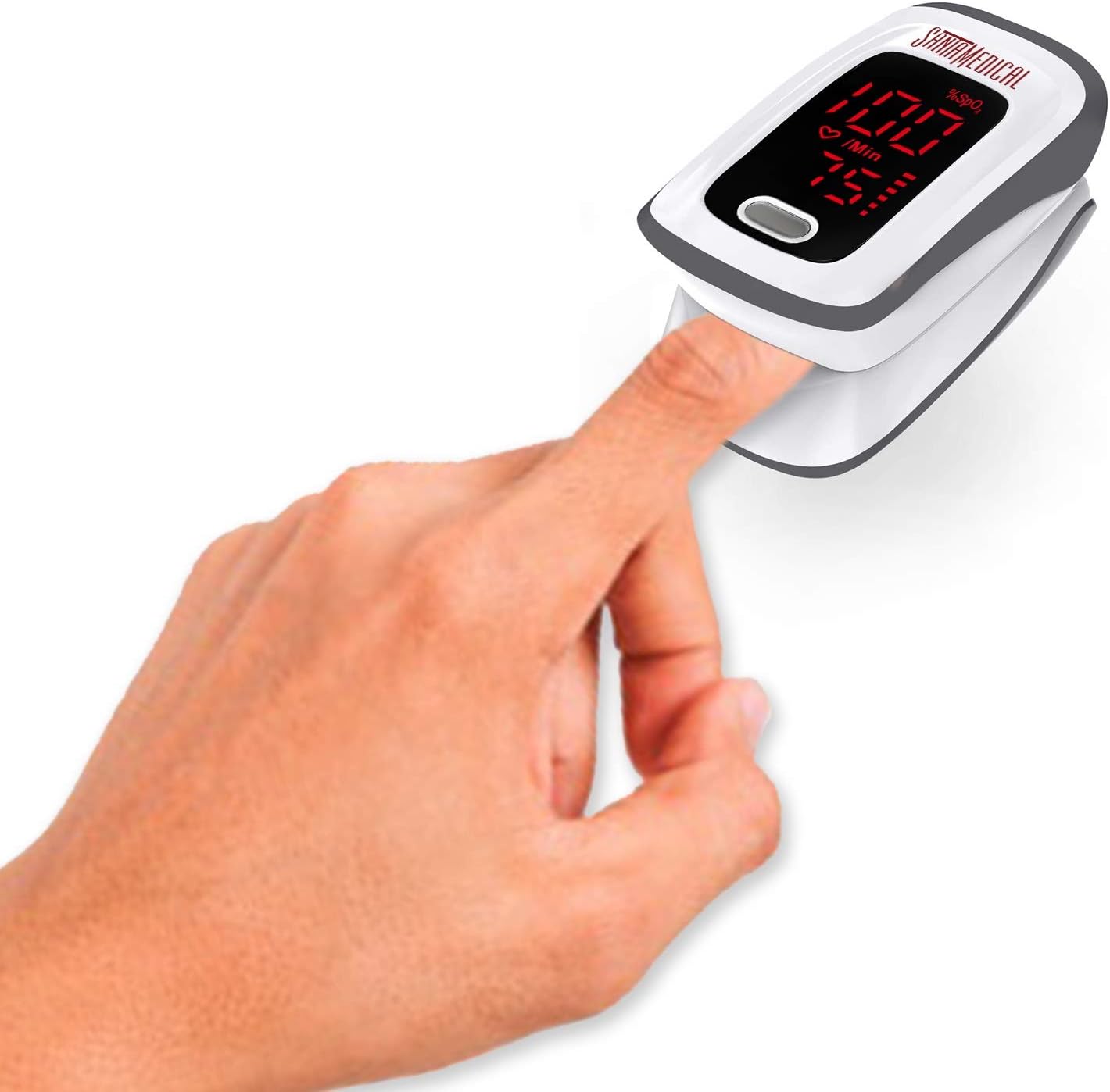 Fingertip Pulse Oximeter, Blood Oxygen Saturation Monitor (SpO2) with Pulse Rate Measurements and Pulse Bar Graph