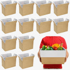 12 Pack Insulated Shipping Box, 10.8'' x 7.3'' x 6.5''