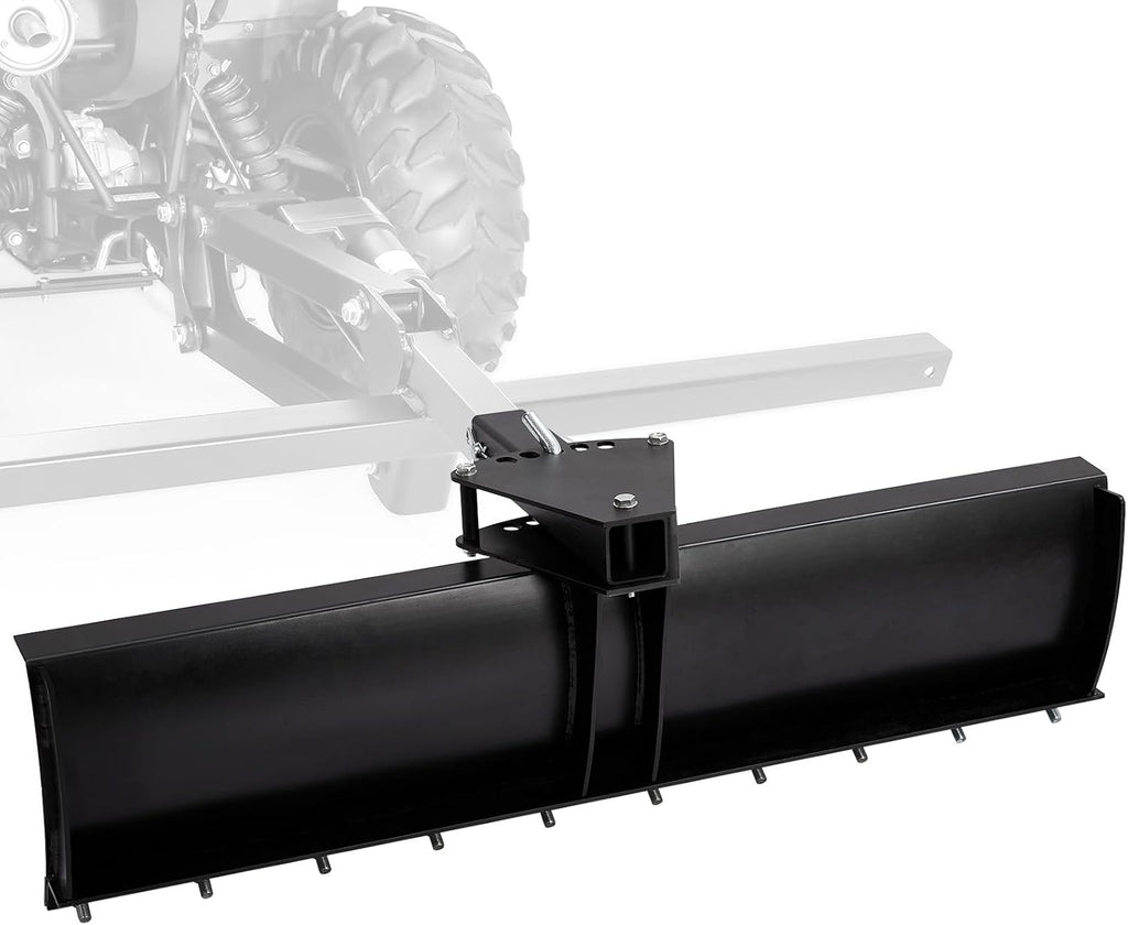 ATV Scraper Blade Implement, 2 Behind Grader Blade with 2inch Hitch Receiver,Fits for ATV UTV Implement Lift and Lawn