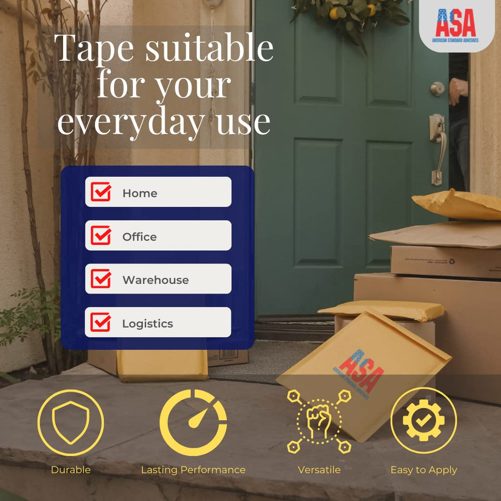 ASA White Vinyl Floor Marking Tape, 2" x 36 yd, 5 Mil