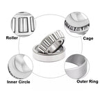 1Pcs Tapered Bearing 32204 32205 32206 32207 32208 32209 32210 32211 32212-32215 Tapered Roller Bearings(32204(20x47x19mm))