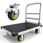 2500 lb Extra Large Platform Truck, 44" x 28" Foldable Flatbed Cart
