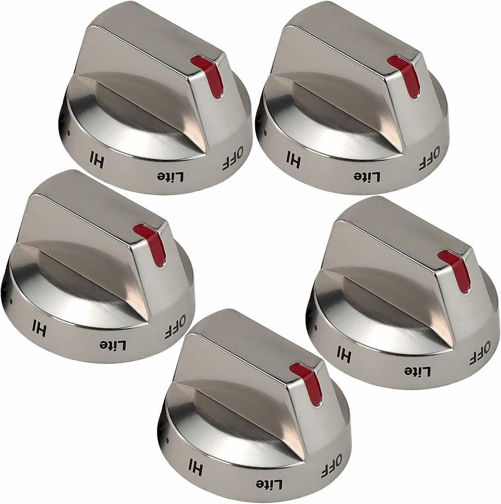 DG64-00473A Stove Knobs 5 Pack for Samsung Gas Range Oven