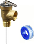 VAV 3/4" T&P Relief Valve,150 PSI, 4" Probe, Lead-Free,CSA Listed
