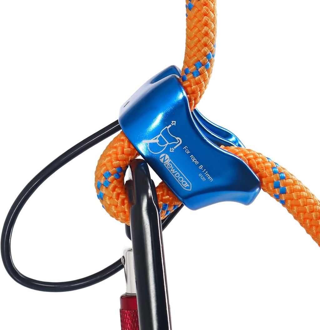 Climbing Abseiling Belay Device ATC Rappelling Descender 25KN V-grooved Equipment