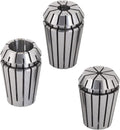 3 Pcs ER20 Spring Collet Set (1/8" & 1/4" & 1/2")