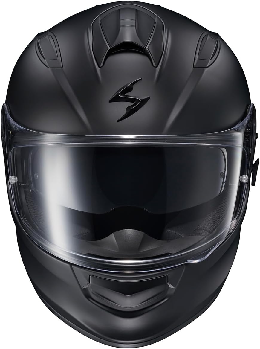 Ryzer Full Face Helmet Pinlock Ready Shield Drop Down Visor | Motorcycle Pinlock Ready Shield and Bluetooth Ready