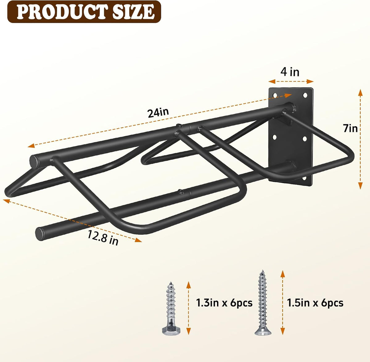 Saddle Rack with Pad Bar for Horse, Heavy Duty Wall Mounted Saddle