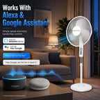 Smart 16" Standing Fan with WiFi Control