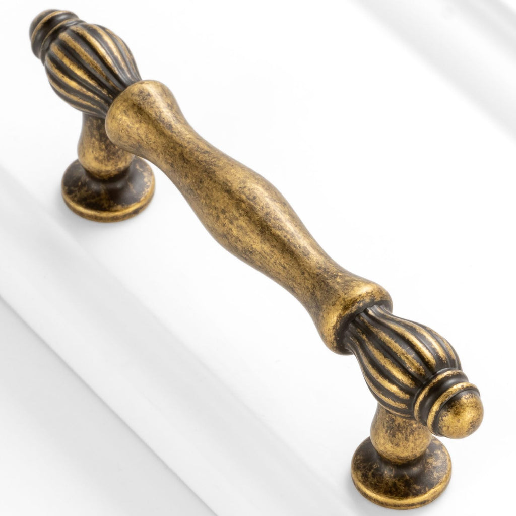 3 Inch Antique Brass Cabinet Pulls Drawer Handles 10 Pack 2510
