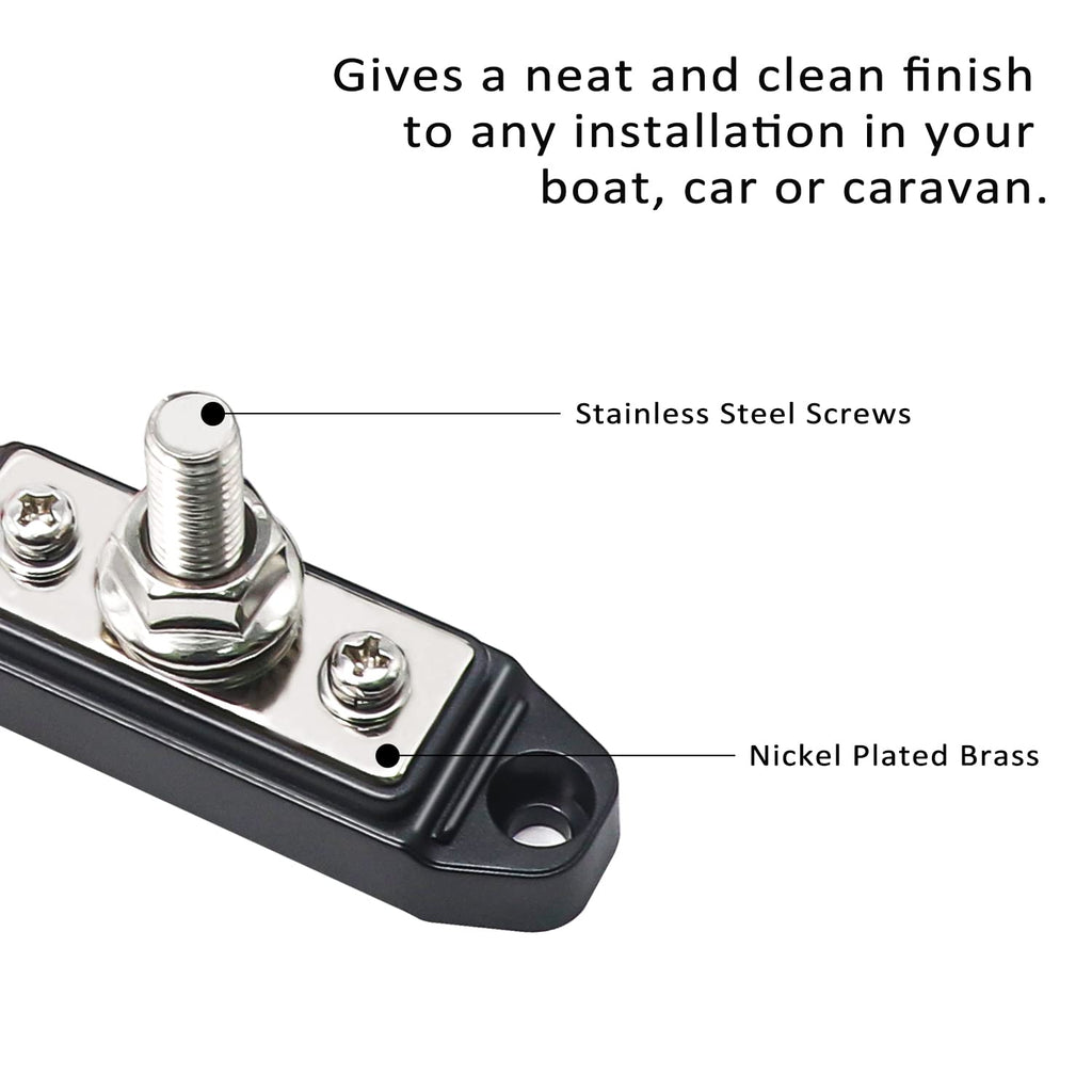 Recoil S12P-516 3 Connection Bus Bar Terminal Power Distribution Block
