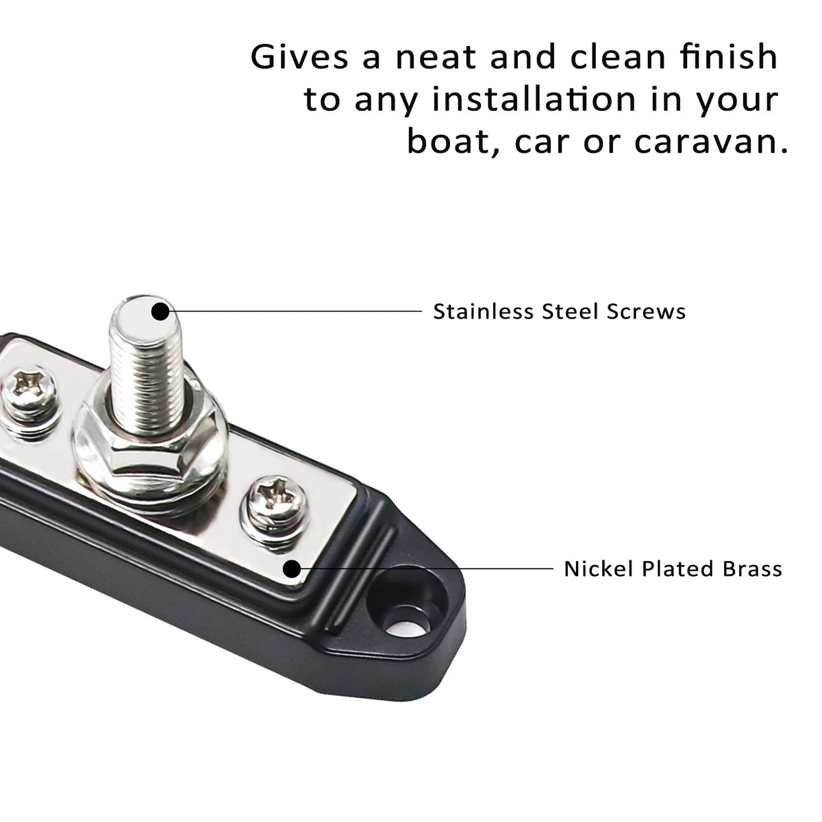 Recoil S12P-516 3 Connection Bus Bar Terminal Power Distribution Block