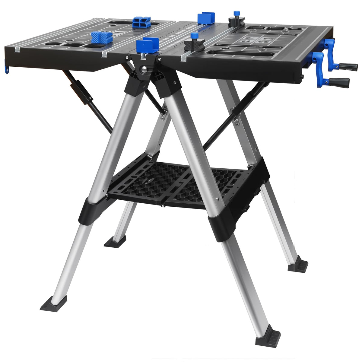 Portable 2-in-1 Folding Workbench