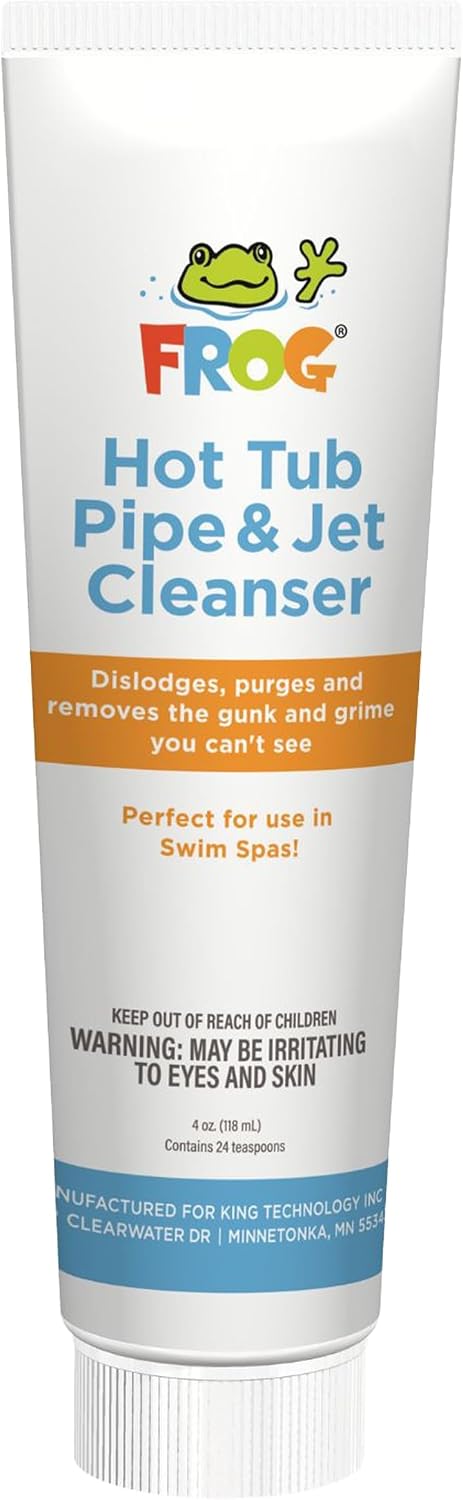 FROG Pipe & Jet Cleanser for Hot Tubs and Swim Spas, Multi Dose, 1 Pack