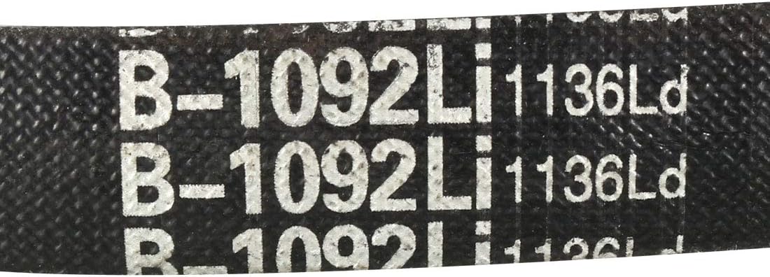 uxcell B-1092/B43 Drive V-Belt, 43"(1092mm) Li, Rubber Transmission Belt
