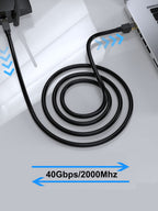 Cat 8 Ethernet Cable 50FT, 40Gbps 2000MHz High-Speed Network Cable | 3FT 6FT 10FT 15FT 20FT 25FT 30FT 75FT 100FT