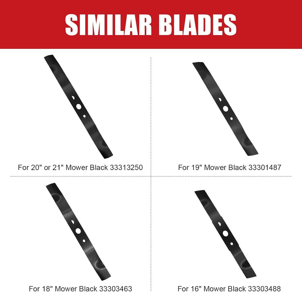 Lawn Mower Blade for Greenworks 18 inch Mower 33303463 25012, 2519402