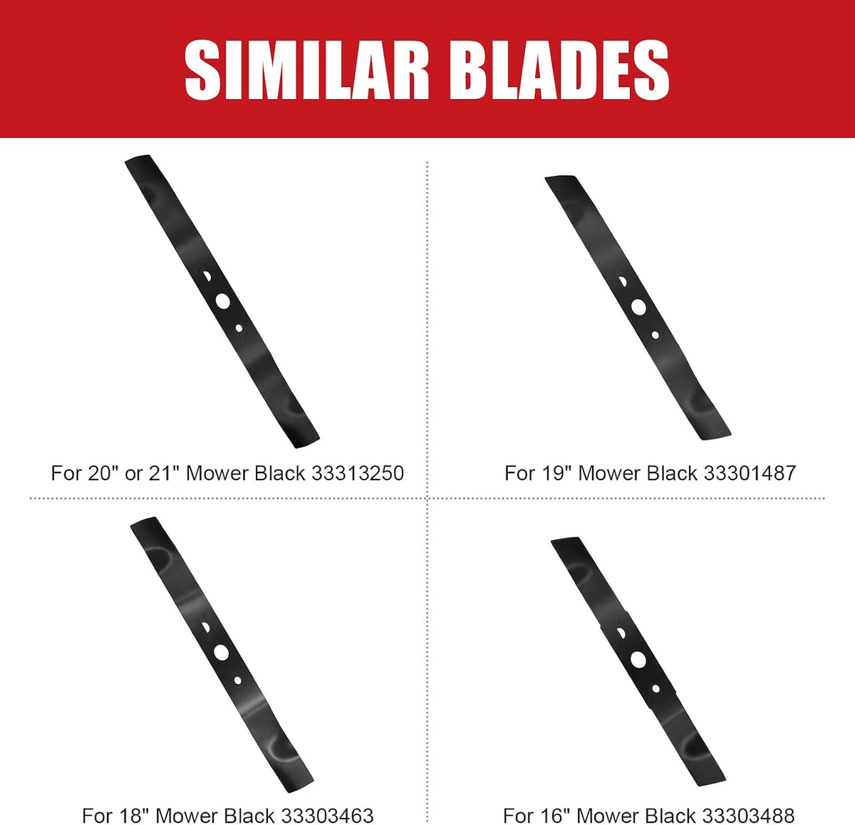 Lawn Mower Blade for Greenworks 18 inch Mower 33303463 25012, 2519402