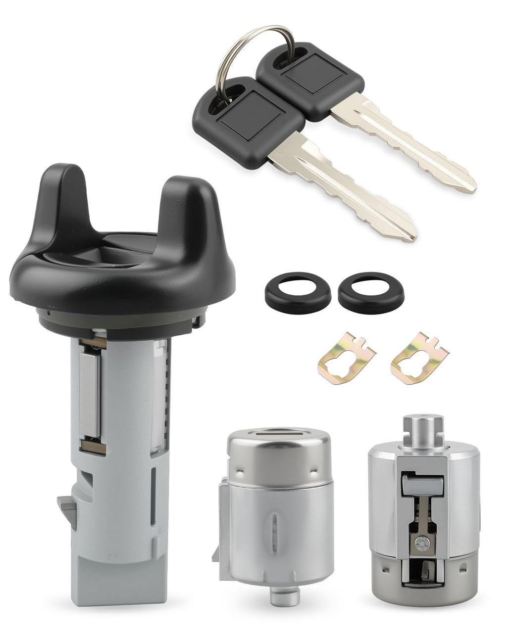 Door Handle & Ignition Switch Lock Cylinders Fit for Chevy C1500, for GMC