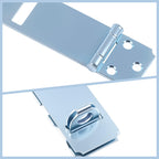 6 Pack Door Padlock Locks Hasp Latch, 3-1/2 inch Safety Packlock Clasp Hasp Lock Latch,Extra Thick Door Gate Lock
