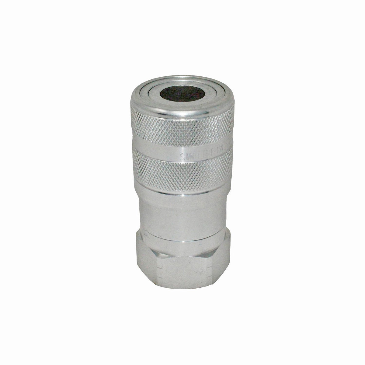 Flat Face High Flow Hydraulic Quick Connect Couplers Set, 1" Body x 1" SAE Thread
