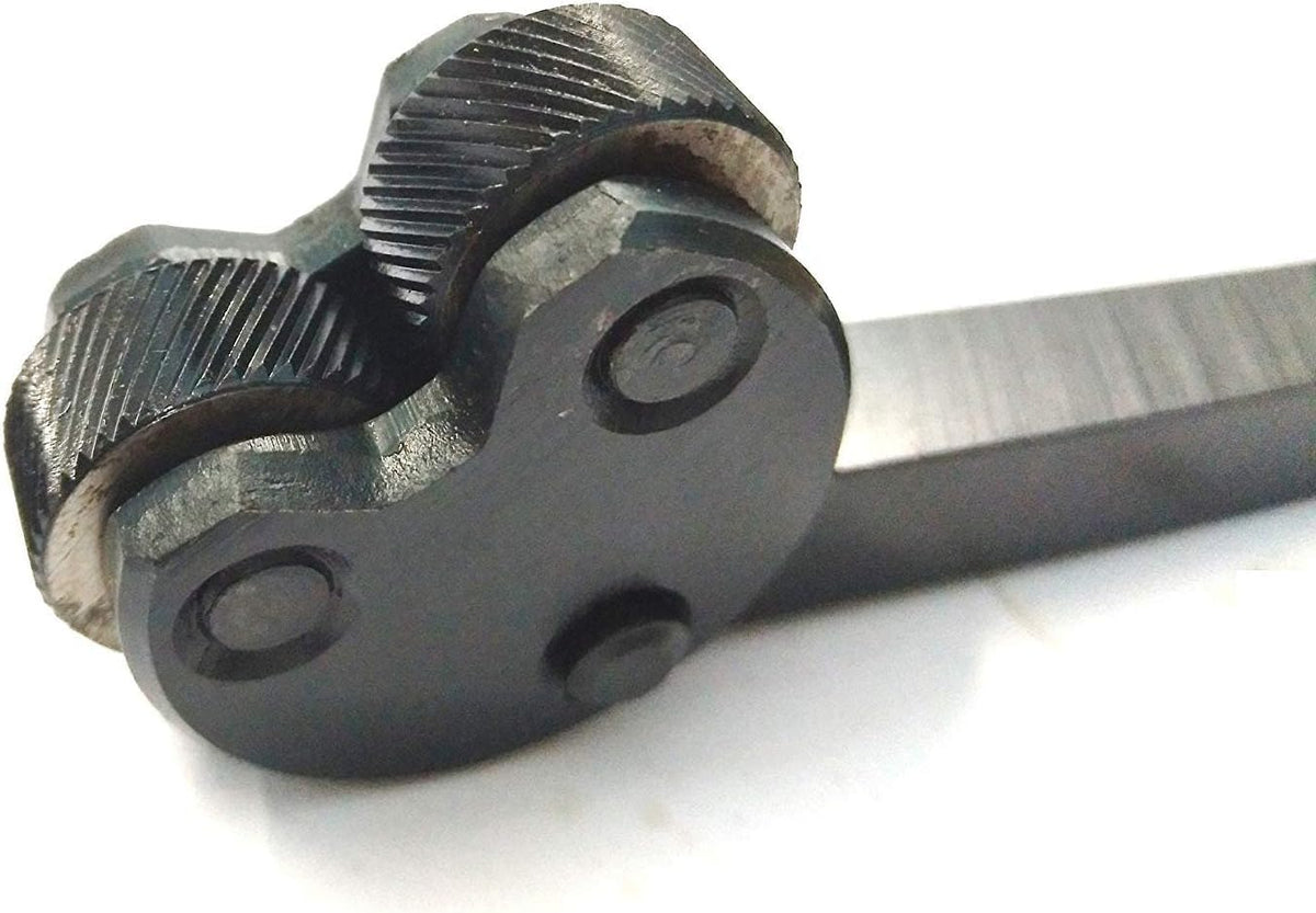 KNURLING TOOL PIVOT HEAD DIAMOND MEDIUM PITCH PATTERN 1/2" SQ. SHANK-LATHE ENGINEERING MACHINE TOOLS