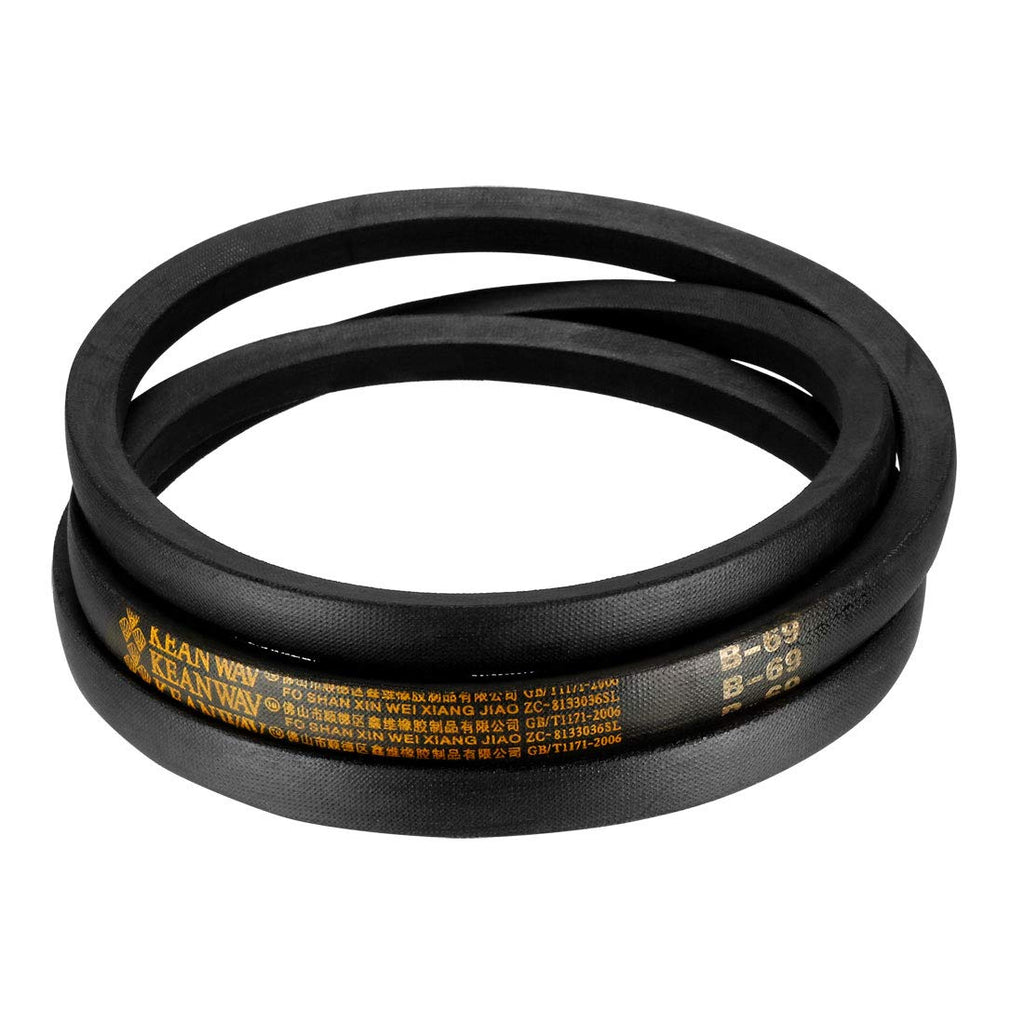 uxcell B-69 V-Belts 69" Inner Length, B-Section Rubber Drive Belt