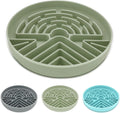 Slow Feeder Dog Bowl for Large & Small Pets, Anti Choking Puzzle Dog Food Bowl with Non-Slip Base, Interactive Pet