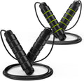 Jump Rope, Tangle-Free Rapid Speed Jumping Rope Cable with Ball Bearings for Women, Men, and Kids, Adjustable Steel