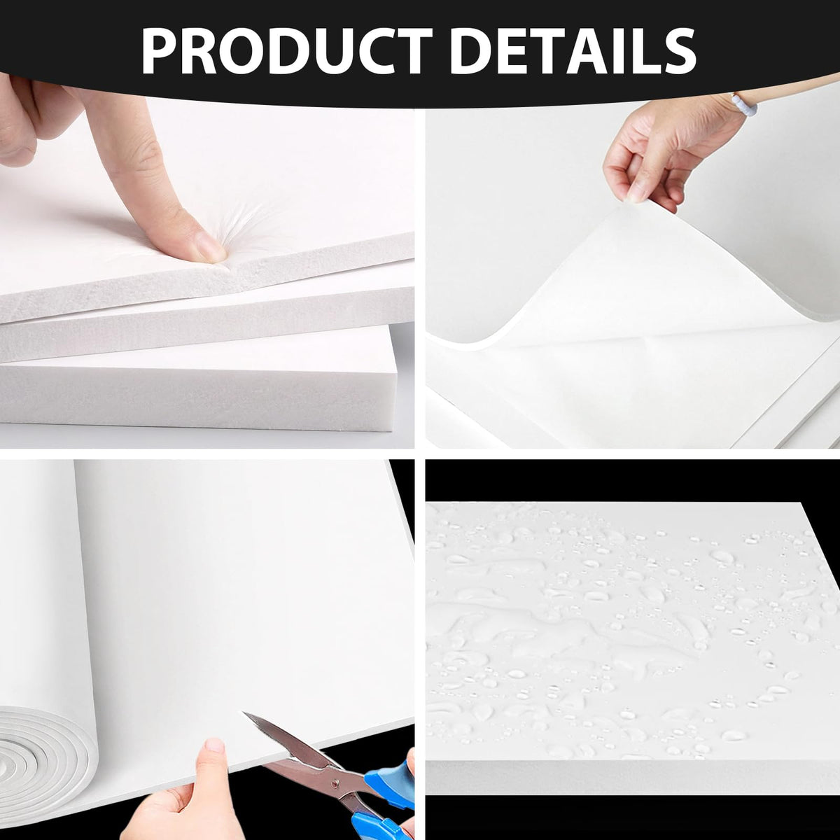 Sponge Neoprene Foam Padding Self Adhesive Foam Sheets EPDM Rubber Sheet