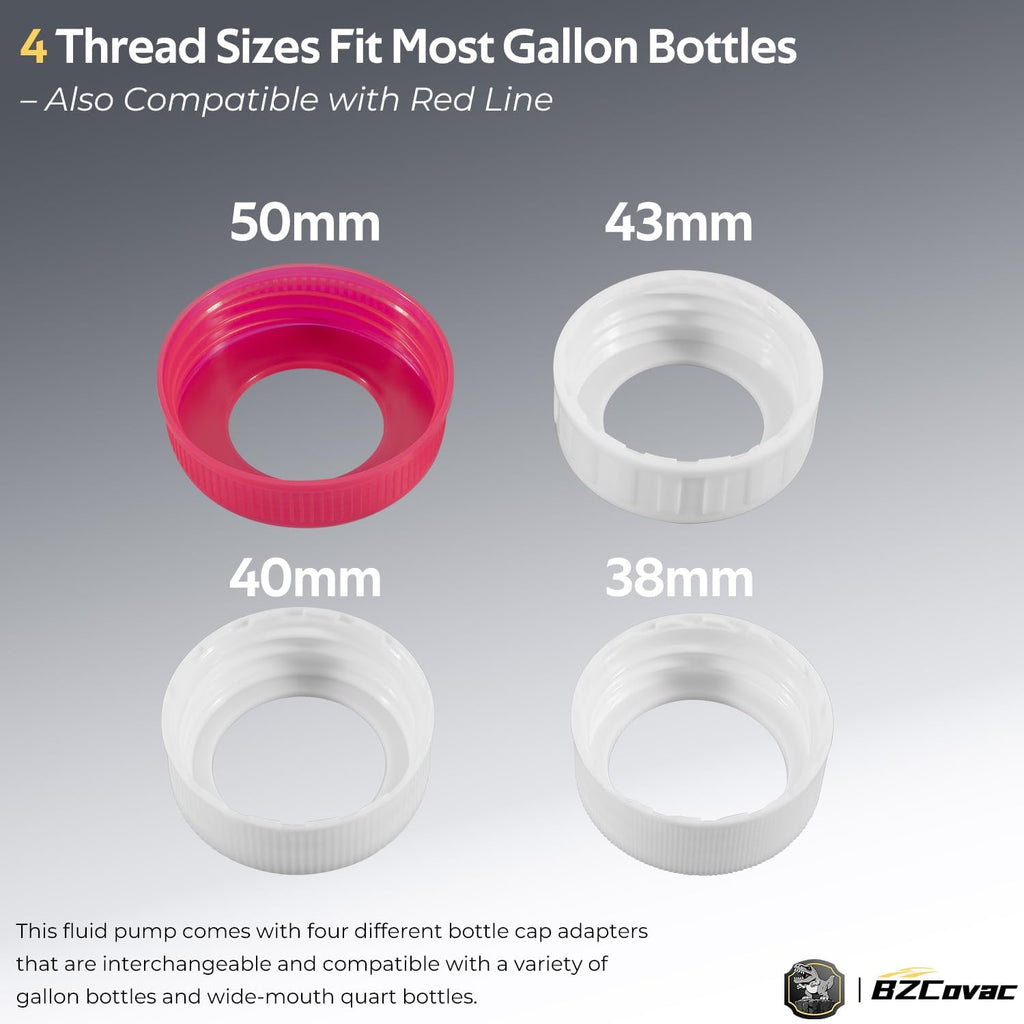 30cc Hand Oil Transfer Pump for Gallon and Wide-Mouth Quart Bottles
