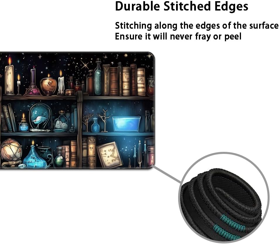 Keyboard Mouse Pad Set, Extended Gaming Mouse Pad+Ergonomics Keyboard Wrist Rest Support, Memory Foam, Easy Typing