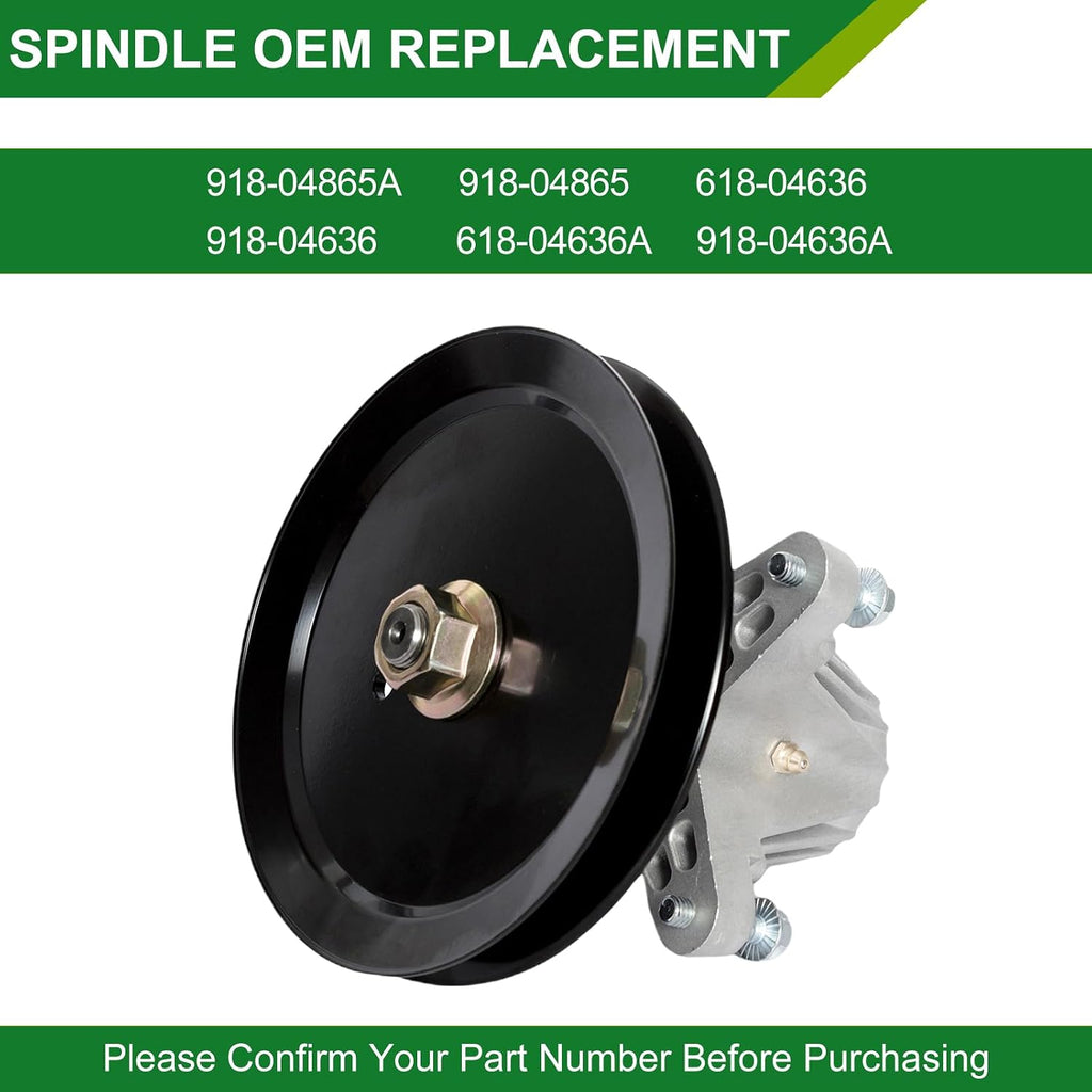 918-04865A 618-04865A 618-04636 Spindle Assembly for 46 Inch Mower 1pack