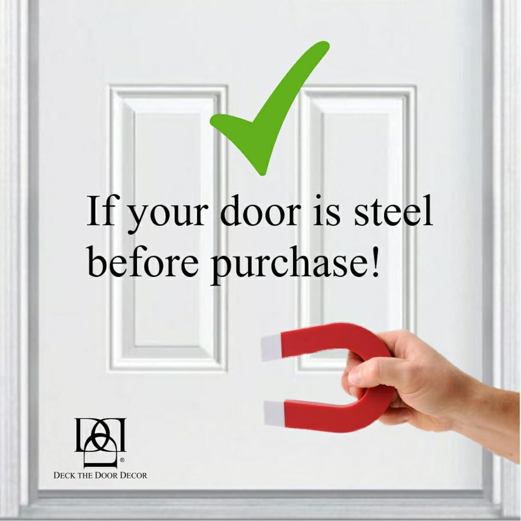 Door Kick Plate - Anodized Aluminum - Shiny Brass Finish - Magnetic Mount for Steel Doors - 6"x 34"