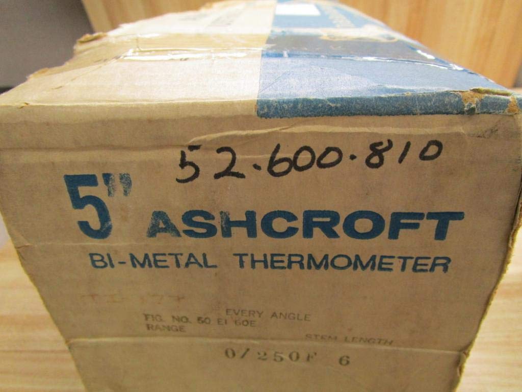 Ashcroft 52-600-810 Thermometer 0-250 F