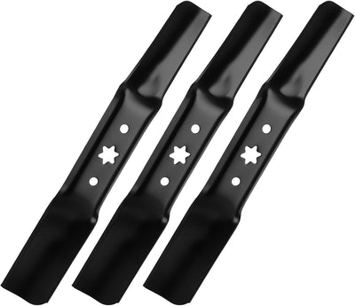 Aeagle 942-05052A Mower Blades for Cub Cadet ZT1 ZT2 Ultima Zero Turn XT1 XT2 Enduro Series LT50 GT50 RZT50 RZT-L34 50'' Deck Lawn Tractor Replaces 742-05052A, High Lift, 6 Point Star, 3 Pack (Black)