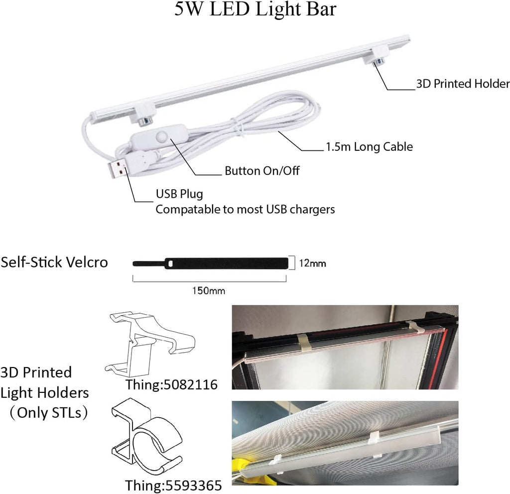 3-in-1 Multifunctional 3D Printer Enclosure Laser Engraver Eye Protective Shield Cover Resin 3D Printer Fireproof