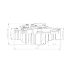 Kraciva 6679837 Male Flat Face Hydraulic Coupler (46mm)