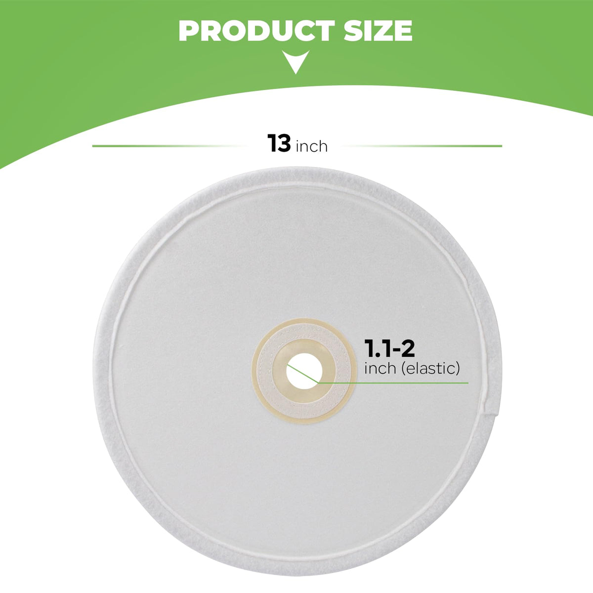 13 Inch Secondary Filter Replacement for Nutone Central Vacuum Power Unit