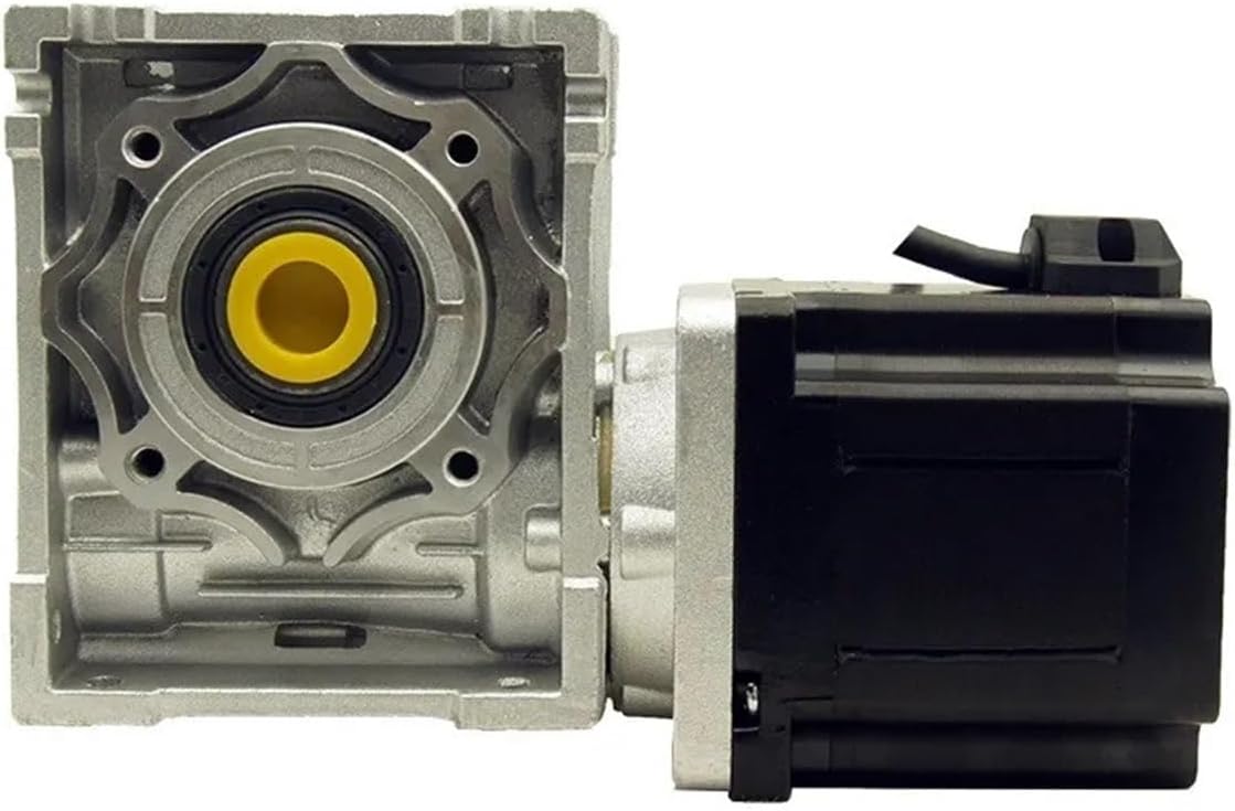 1pcs Worm geared 4.5NM stepper motor gearbox 5:1/7.5:1/15:1/20:1/30:1/40:1/50:1/60:1 reducer(Ratio 80 to 1,Without output shaft)
