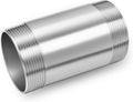 304 Stainless Steel SCH40 4" Long Pipe Nipple 2" x 2" NPT Male