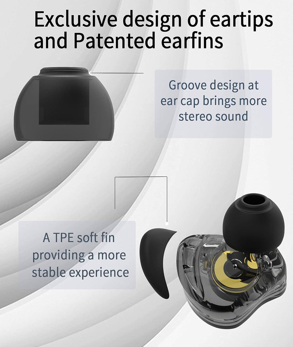 CCZ Melody in Ear Monitor, Dynamic Hybrid Dual Driver in Ear Earphones 1BA+1DD HiFi Wired Headphones Musicians IEM