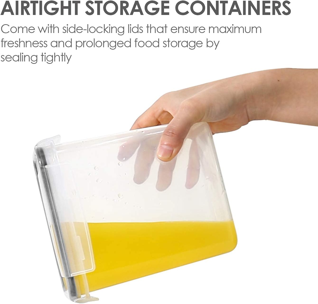 32pcs Airtight Food Storage Containers Set, BPA Free Plastic Kitchen and Pantry Organization Canisters with Lids for