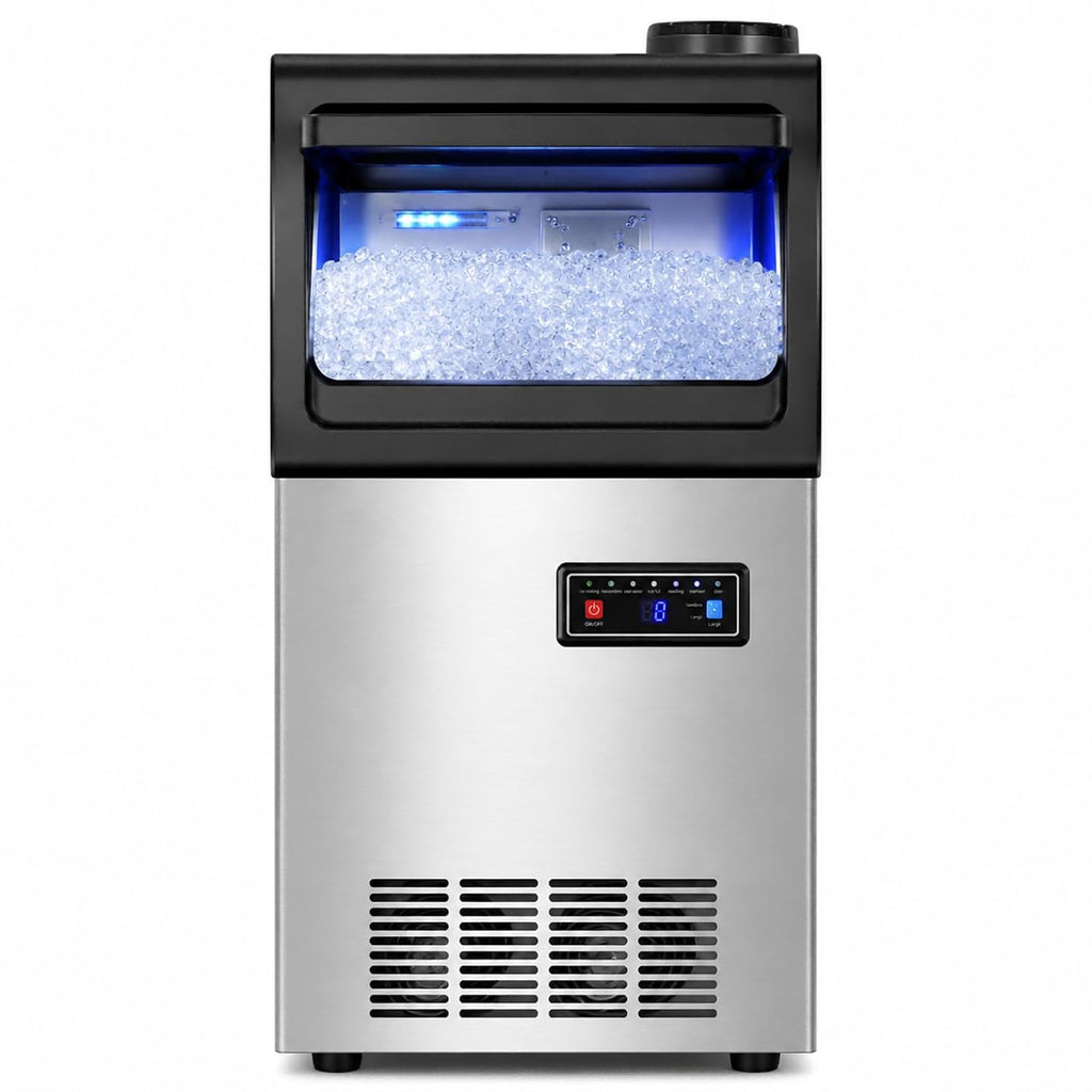 Nugget Ice Maker Machine, 100LBS/24H, 25LBS Capacity