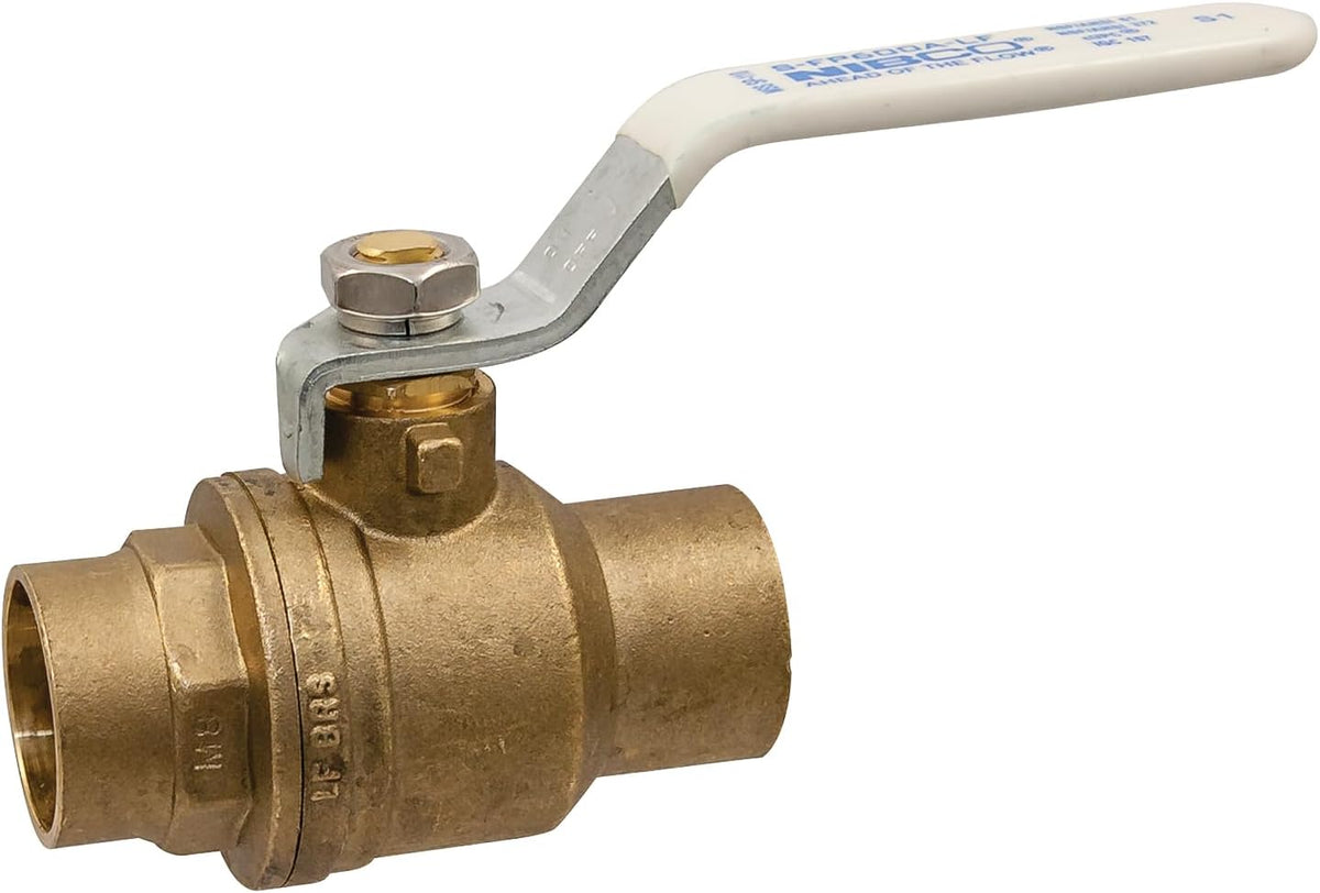 NIBCO SFP600A-LF Lead-Free DZR Brass Ball Valve, 1''