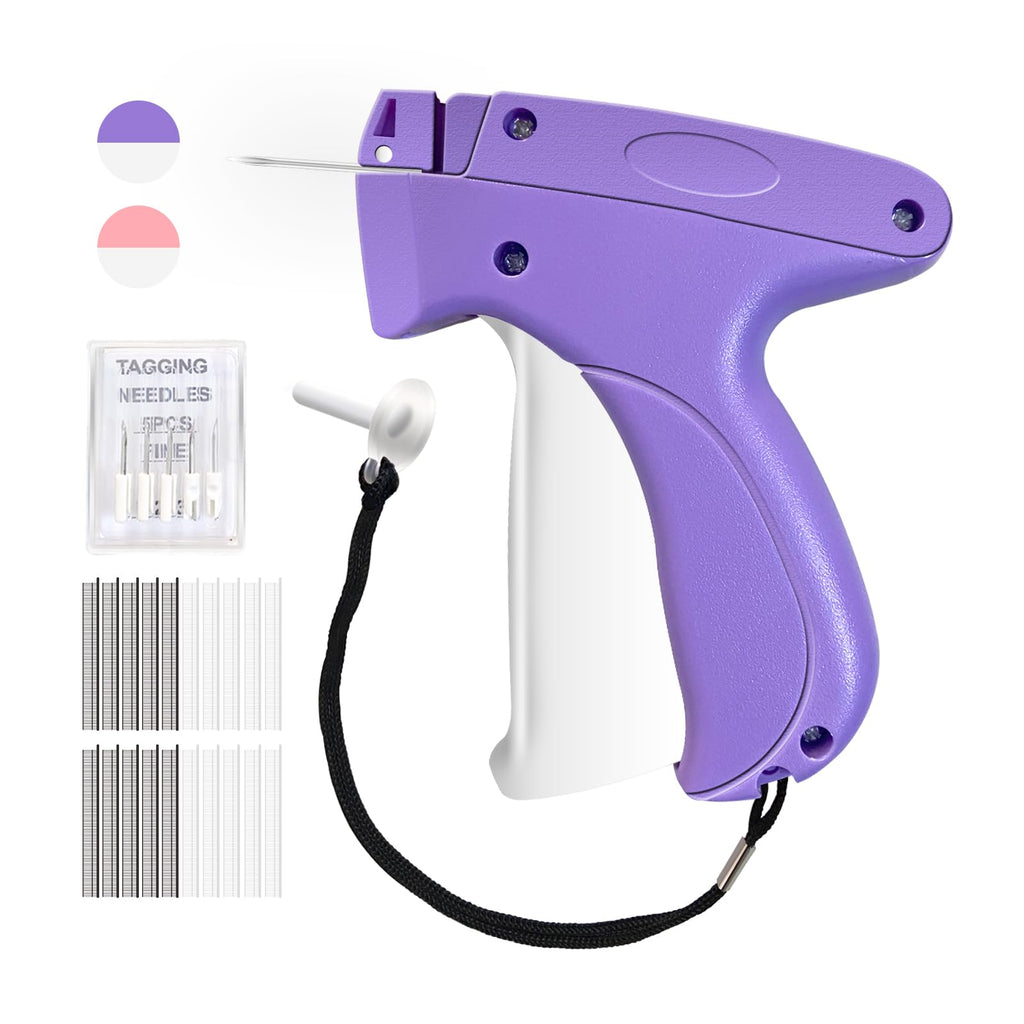 Stitch Gun for Clothes -Handheld Stitch Gun Quick Clothing Fixer - Mini Tag Gun - Includes 6 Fine Needles, 2000