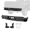 Black Rear Bumper Replacement for Chevy Silverado/GMC Sierra 1500 2014-2018