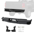Black Rear Bumper Replacement for Chevy Silverado/GMC Sierra 1500 2014-2018